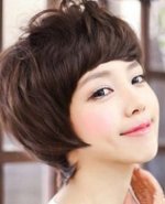韩式女生纹理烫效果图 展现独特的短发魅力