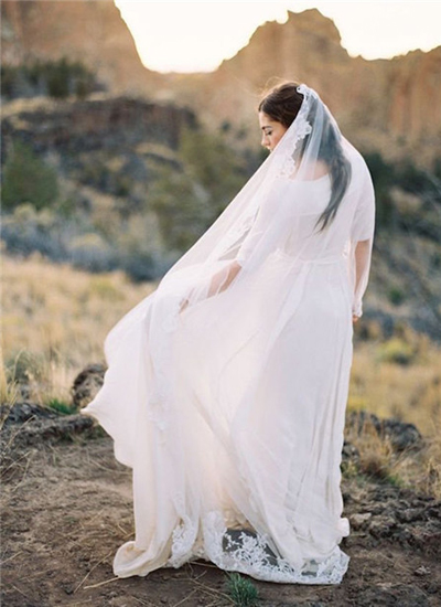 新娘头纱造型图片欣赏 让你在婚礼上美到爆