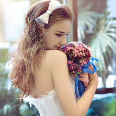 韩式婚纱照新娘发型集 助你打造浪漫婚礼