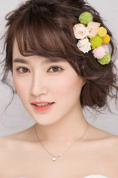 2015最新韩式新娘妆面图片 简约优雅风范