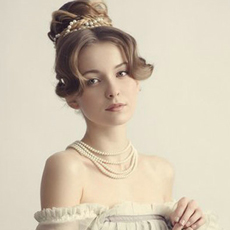 复古新娘发型图片 时尚与古典的完美结合