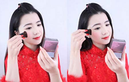 中式新娘妆的画法步骤图解 将美丽发挥到极致