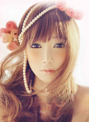 韩国伴娘发型图片赏析 让你拥有低调的华丽