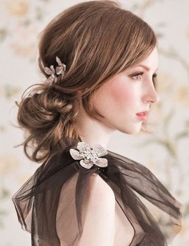 高贵精致时尚新娘发型图片 跟随典雅的复古风潮
