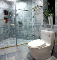 家庭小型卫生间装修图 充分利用每一寸空间