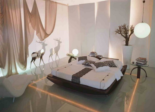 十种浪漫卧室设计实景图 让你每天都过情人节