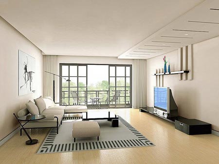 客厅装修设计效果图 现代客厅里的多色演绎