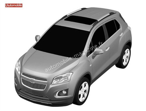 佛兰新小型SUV的专利申报图曝光 是别克Encore车型的换标