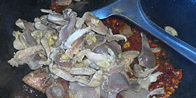 爆炒鸡胗的家常做法 消食导滞帮助消化
