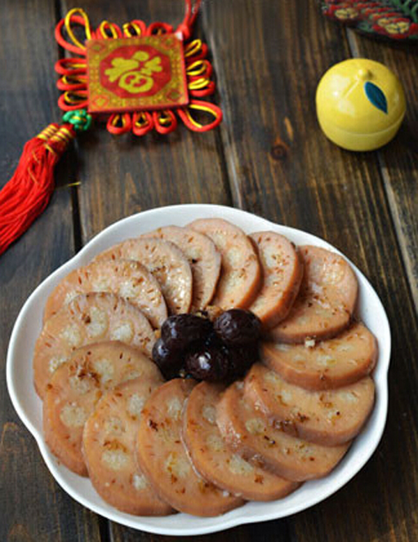 桂花糯米藕的做法 江南地区传统名点之一