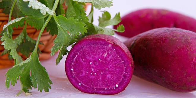 紫薯的功效与作用 还富含硒元素和花青素