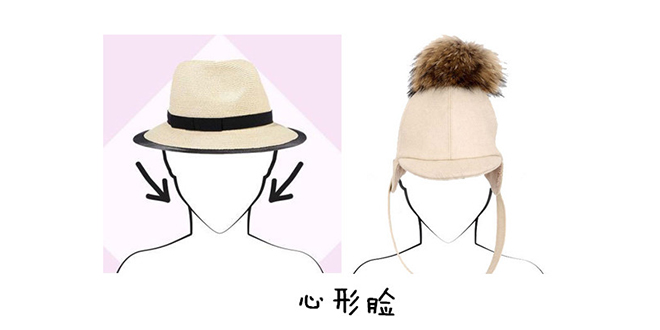 脸型与帽子的搭配 根据你的脸型选择帽子