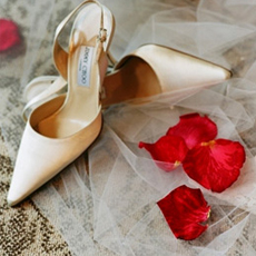 引领时尚的新娘婚鞋图片 穿出别样风采