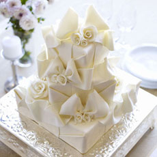 唯美婚礼蛋糕图片欣赏 富有创意而风格独特