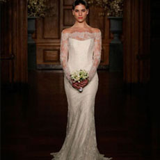 经典复古婚纱造型解析 时髦新娘的绝佳选择