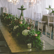 婚礼餐桌花艺设计 不同的风格搭配不同的桌花设计