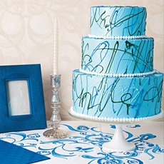 婚礼蛋糕怎么选 个性涂鸦蛋糕为婚礼增加魅力