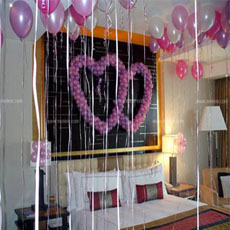 婚房气球布置赏析 让你的婚房充满浪漫气息