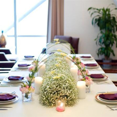 西式婚宴餐桌布置技巧 完美布置你的婚宴餐桌