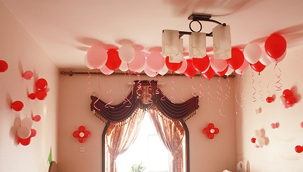 推荐几款婚房气球布置效果图 浪漫程度让你意想不到