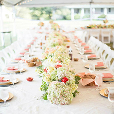 西式婚礼布置之桌花布置 打造浪漫桌花艺术