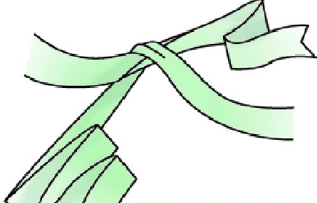 双蝴蝶结的系法图解 系出漂亮的蝴蝶结腰带