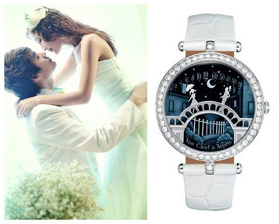 婚礼上新郎送新娘什么 手表爱情永恒的象征