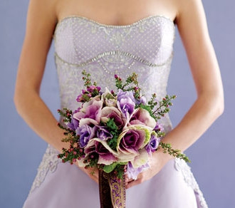 新娘捧花的意义 婚纱与捧花的绝配