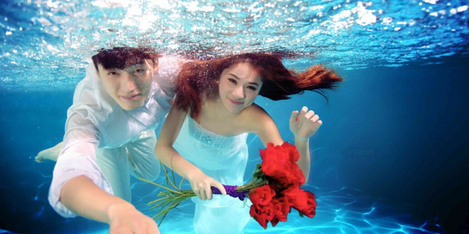 水下婚纱照怎么拍 十大注意事项须知