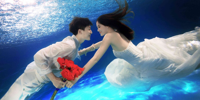 水下婚纱照怎么拍 十大注意事项须知