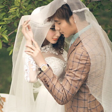 韩式婚纱照片图片欣赏 感受最淡雅唯美之感