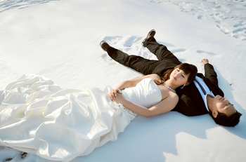 盘点冬季婚纱照的拍摄方式 三大方案供你选择