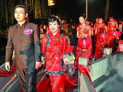 赏析中式风格婚礼现场图 打造古香古色的中国式婚礼
