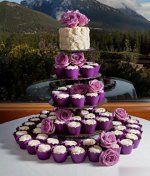 欧式紫色婚礼现场布置 浪漫情调流露婚礼的高雅